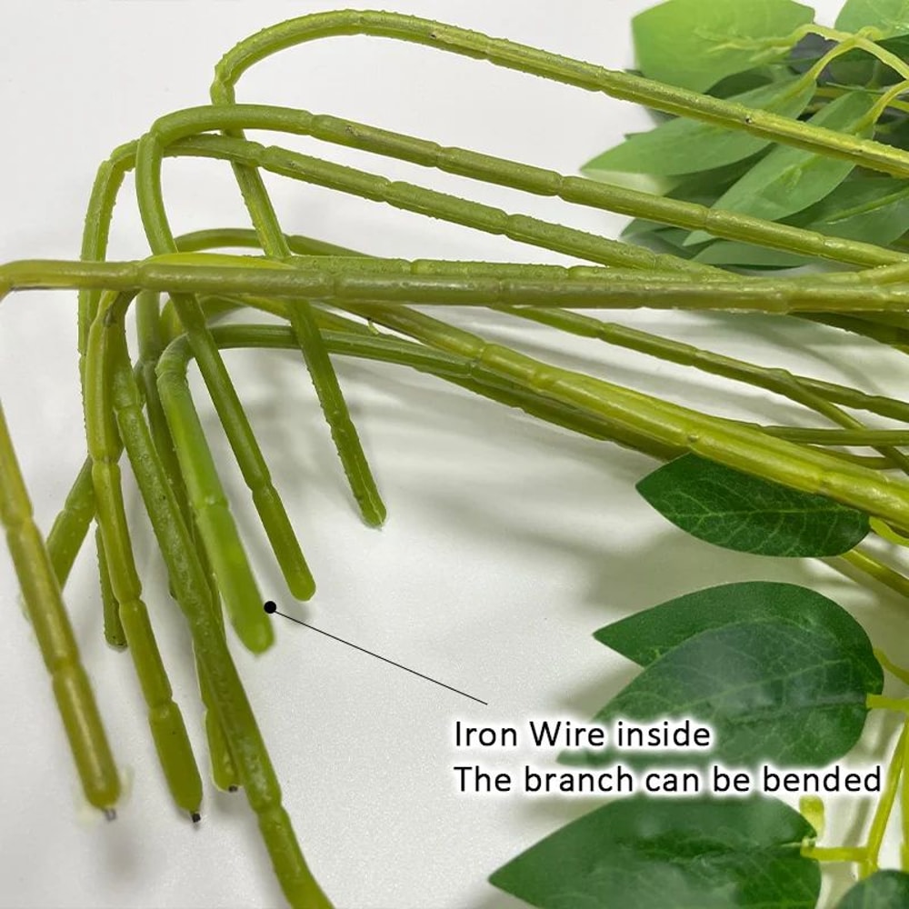 Luxe Cascading Artificial Wisteria Hanging Garland Elegant Fake Vines For Weddings Home Event Dec 5