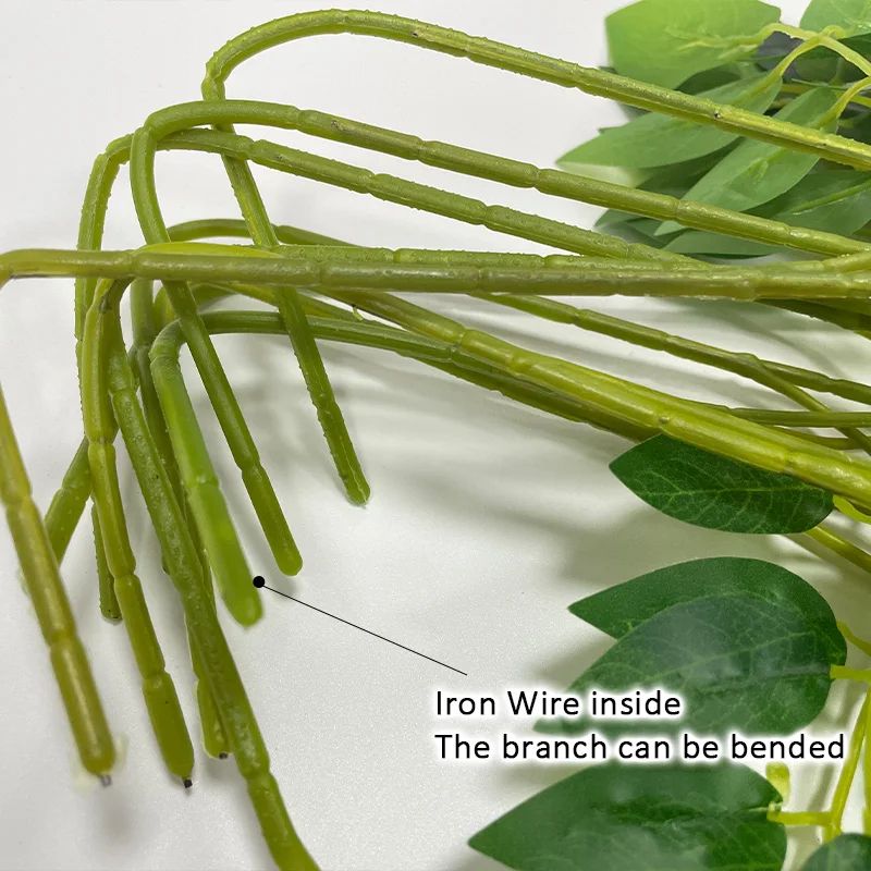 Luxe Cascading Artificial Wisteria Hanging Garland Elegant Fake Vines For Weddings Home Event Dec 5