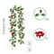Premium Christmas Red Berry Holly Garland Lifelike Holiday Decor For Mantels Tables Doorways 1
