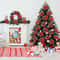 Festive Elegance 12Piece Artificial Poinsettia Christmas Flower Set Glitter ClipOn Ornaments For T 4