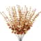 Gold Silver Eucalyptus Design Stems 20Piece Metallic Faux Branch Set For Weddings Holidays Home 7