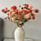 Elegant Faux Pompon Mum Stems Realistic Autumn Chrysanthemum Ball Flowers For Bouquets Home Decor 1
