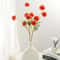 Elegant Faux Pompon Mum Stems Realistic Autumn Chrysanthemum Ball Flowers For Bouquets Home Decor 4