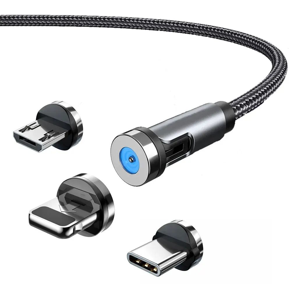 540 Magnetic FastCharge 3in1 Rotating Data Cable 7
