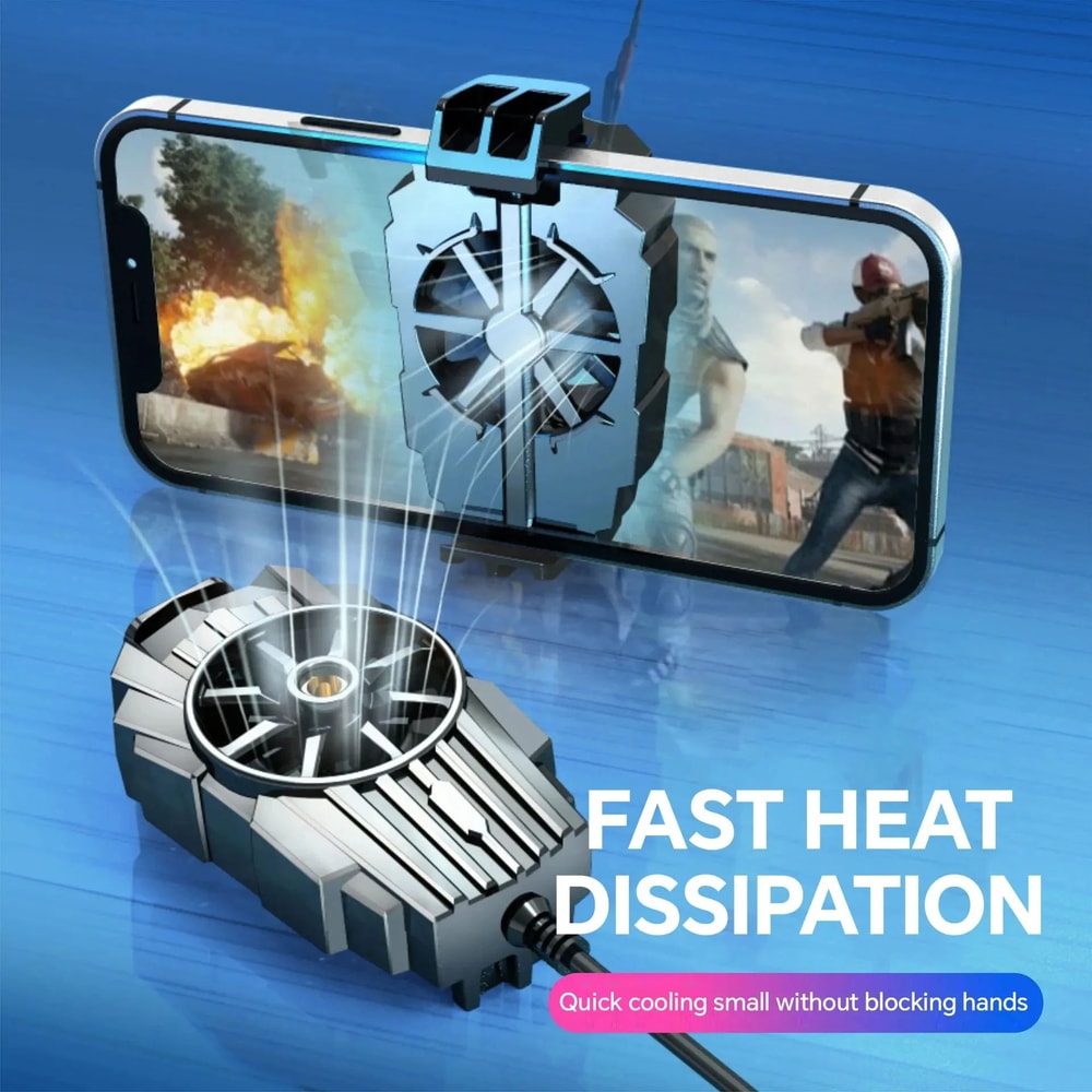 Portable Mobile Phone Cooling Fan For Gaming USB Radiator Mini Cooler For IPhone Android 0