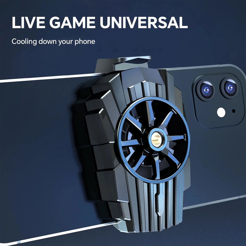 Portable Mobile Phone Cooling Fan For Gaming USB Radiator Mini Cooler For IPhone Android 5
