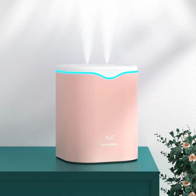 Large Capacity USB Humidifier 2L Silent Dual Spray Air Purifier For Bedroom Office 6