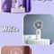 Mini Handheld USB Rechargeable Fan With 3Speed Strong Wind For Travel Desk Outdoor Use 7