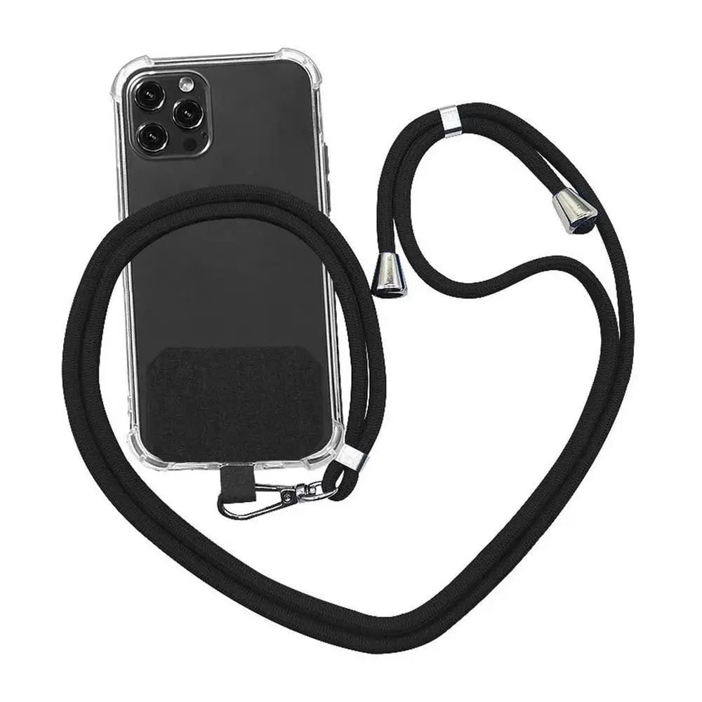 Adjustable Crossbody Phone Lanyard With Secure Back Clip AntiLoss HandsFree Strap 0