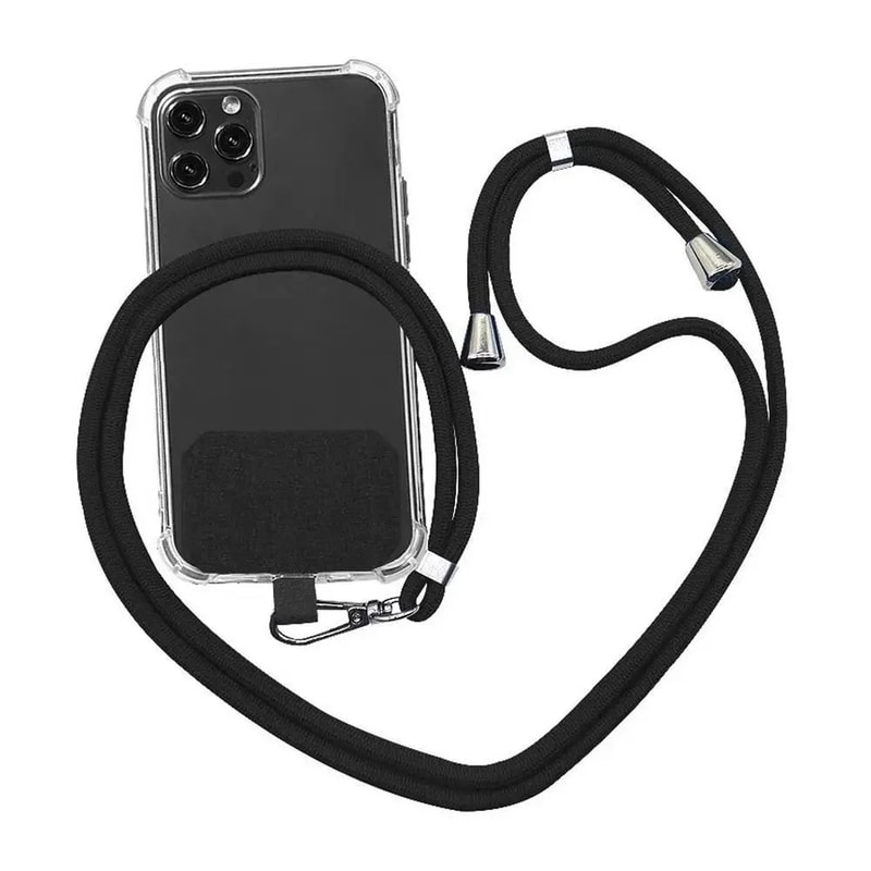 Adjustable Crossbody Phone Lanyard With Secure Back Clip AntiLoss HandsFree Strap 0