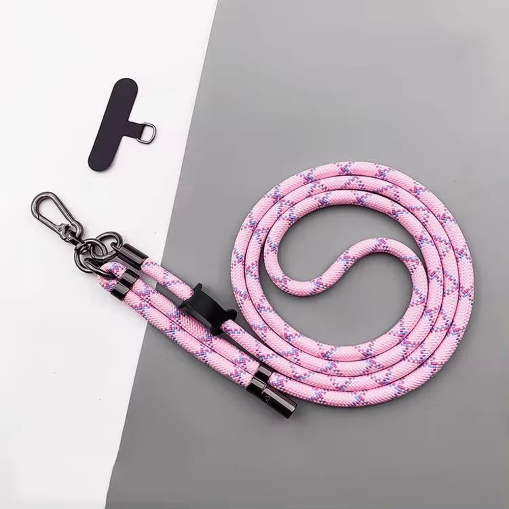 Universal AntiLoss Phone Lanyard Strap Woven Crossbody Mobile Hanging Rope With Detachable Back Cl 9