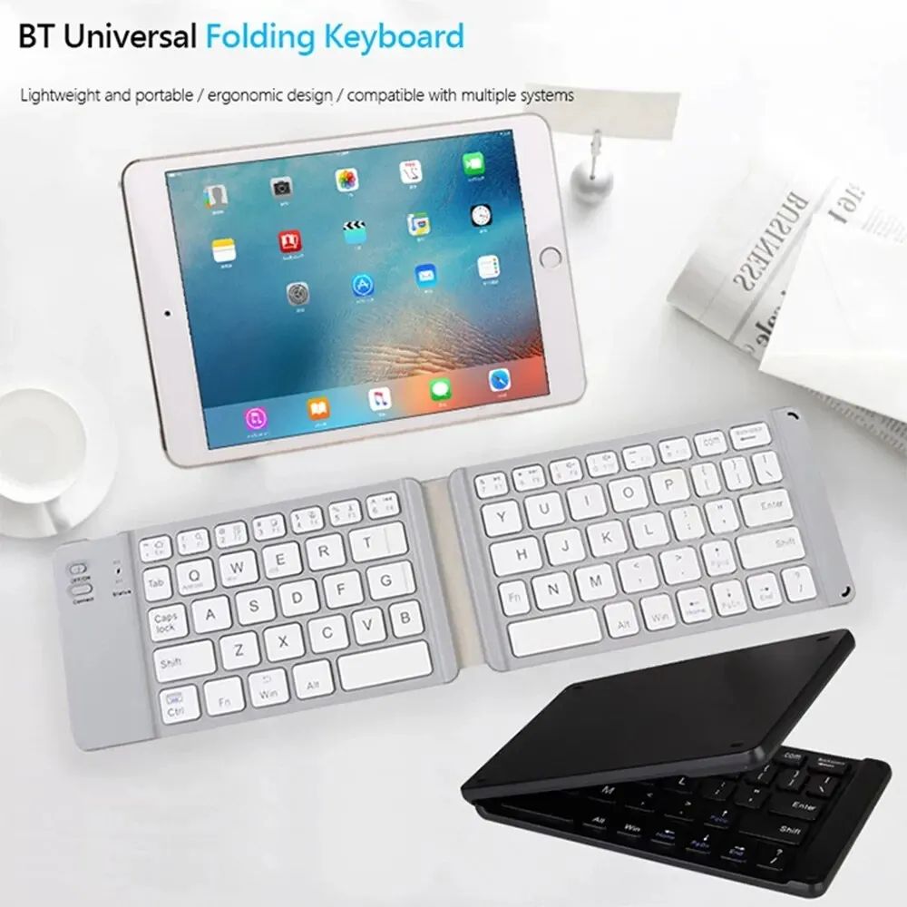 TriFold Pro Bluetooth Keyboard For IPad Tablet Phone 2
