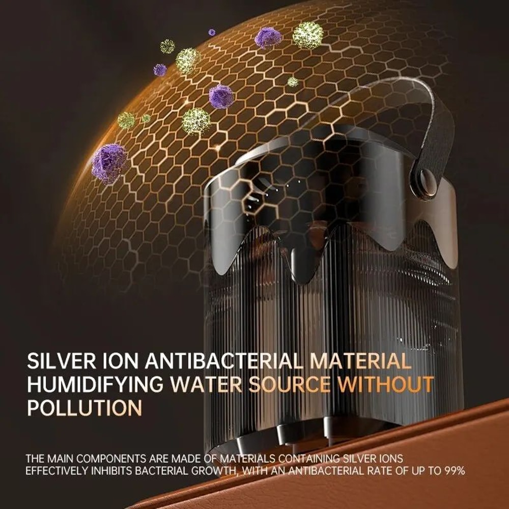 3L Ultrasonic Desktop Humidifier With Night Light Quiet USB Mist For Home Office 1