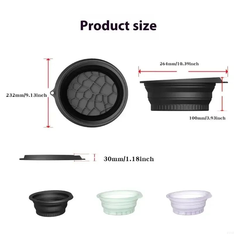 Silicone Foldable Face Ice Bath Bowl Reusable Cold Plunge Facial Ice Tool For Skin Tightening Glo 0