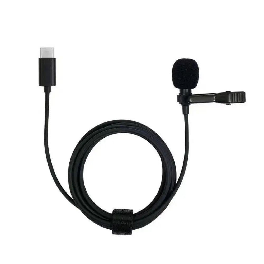USBC ClipOn Lavalier Microphone With Noise Reduction For Recording Live Streaming 5