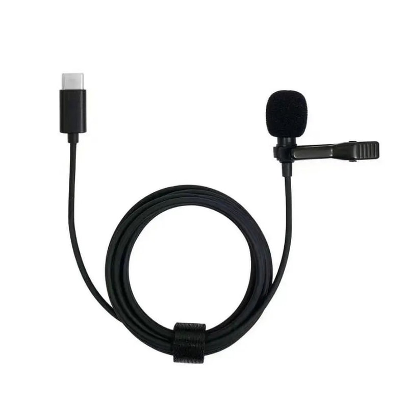 USBC ClipOn Lavalier Microphone With Noise Reduction For Recording Live Streaming 5