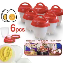 silicone egg poacher cups set – non-stick breakfast egg cooker for fast, easy eggs