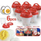 Silicone Egg Poacher Cups Set NonStick Breakfast Egg Cooker For Fast Easy Eggs 0