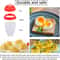 Silicone Egg Poacher Cups Set NonStick Breakfast Egg Cooker For Fast Easy Eggs 4