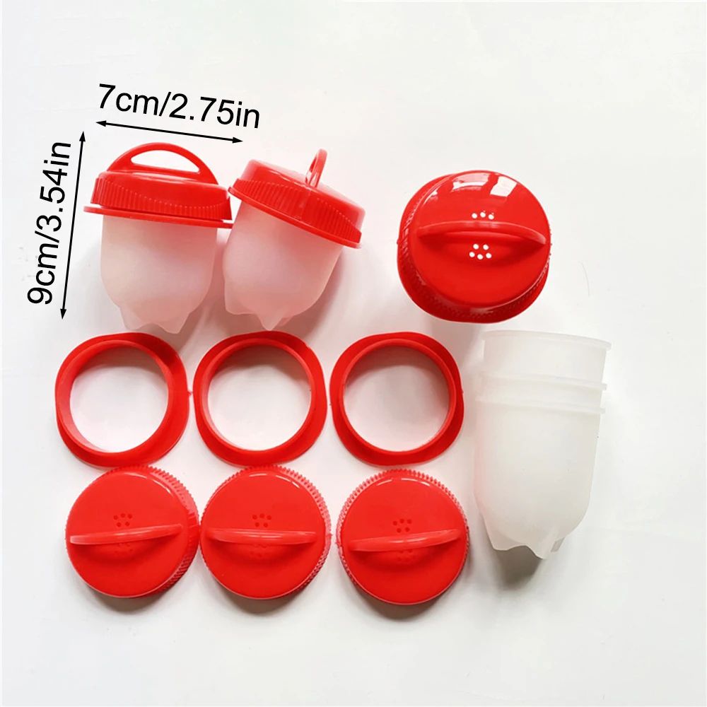 Silicone Egg Poacher Cups Set NonStick Breakfast Egg Cooker For Fast Easy Eggs 1