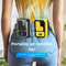 2025 Portable Neck Waist Fan With LED Display Rechargeable HandsFree Cooling For Outdoor Use 0