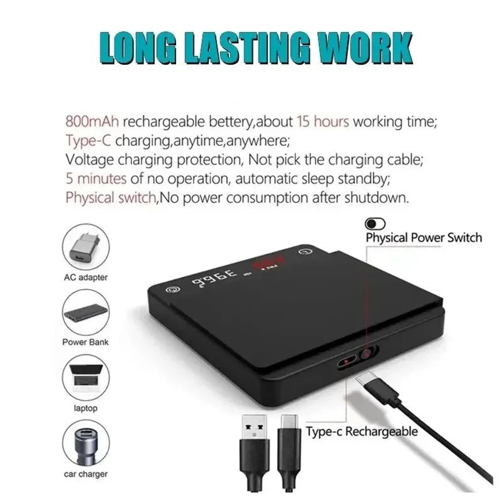 Precision Mini Coffee Scale With Timer Waterproof Digital Gram Scale For Espresso PourOver 2