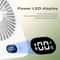 USBC 5Speed Desktop Mini Fan With LED Display Quiet Portable Air Circulator For Office Home Trave 2