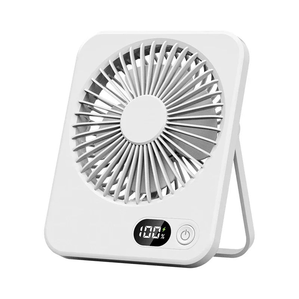 USBC 5Speed Desktop Mini Fan With LED Display Quiet Portable Air Circulator For Office Home Trave 6