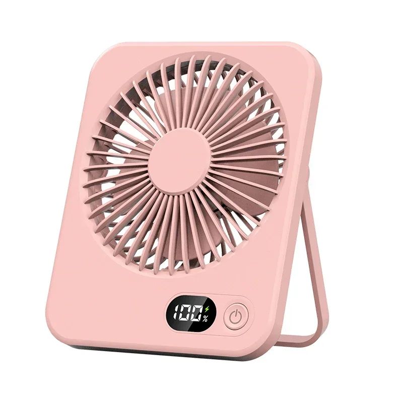 USBC 5Speed Desktop Mini Fan With LED Display Quiet Portable Air Circulator For Office Home Trave 5