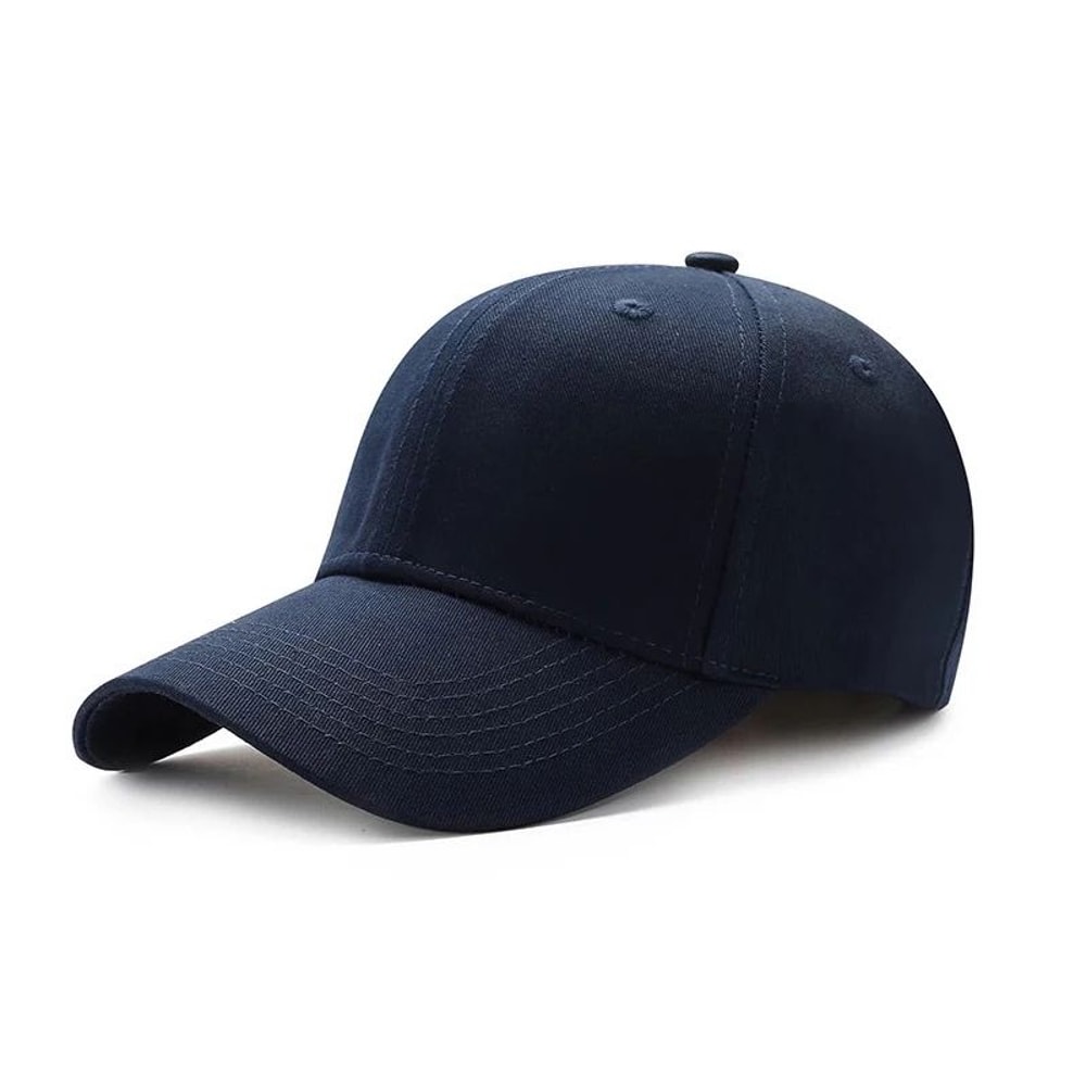 Everyday Classic Black Cotton Baseball Cap For Men Women 9