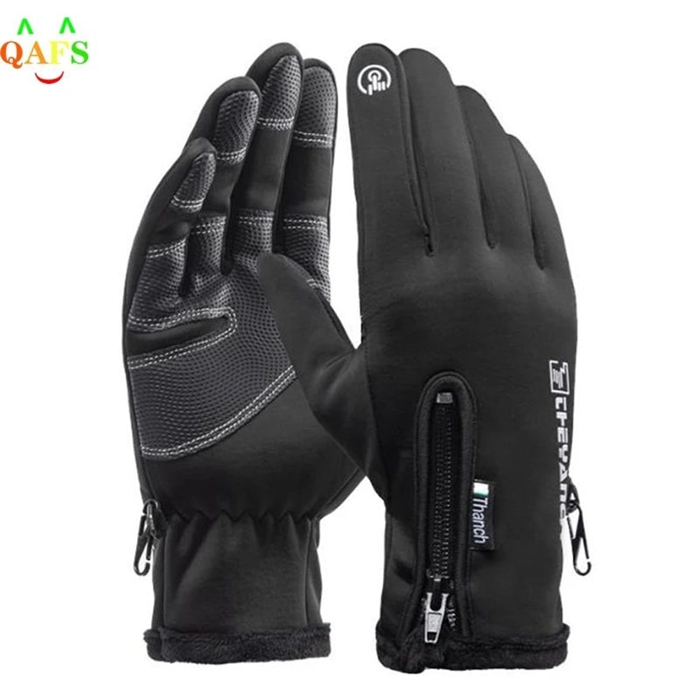 ArcticRide Waterproof Winter Gloves For Men Thermal Fleece Touchscreen NonSlip Grip 3