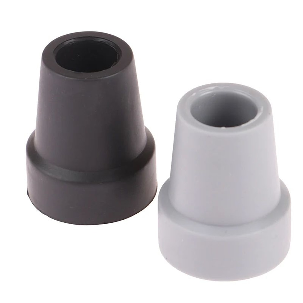 SecureStep 19mm AntiSlip Rubber Crutch Tip Replacement For Canes Walking Sticks 1