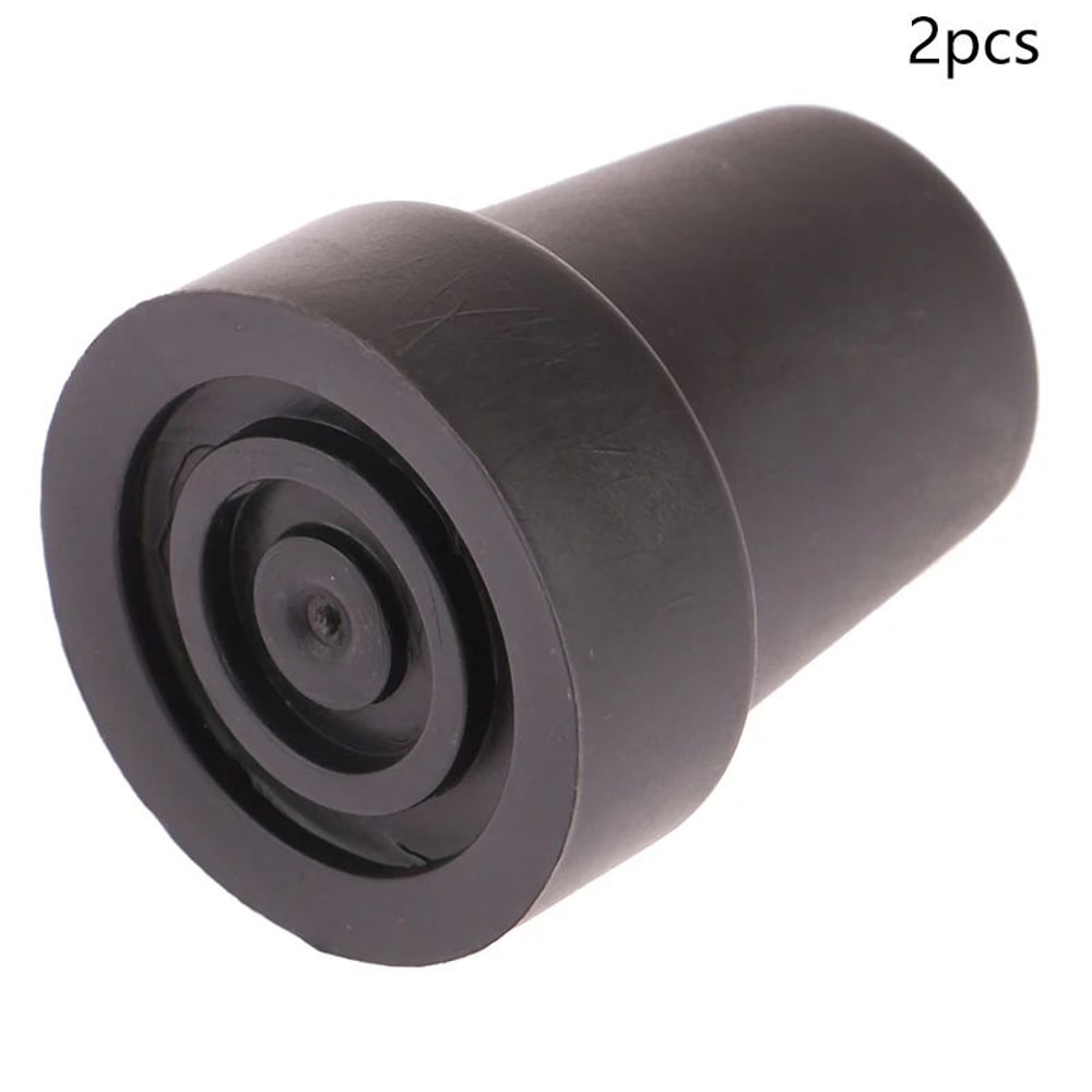 SecureStep 19mm AntiSlip Rubber Crutch Tip Replacement For Canes Walking Sticks 8