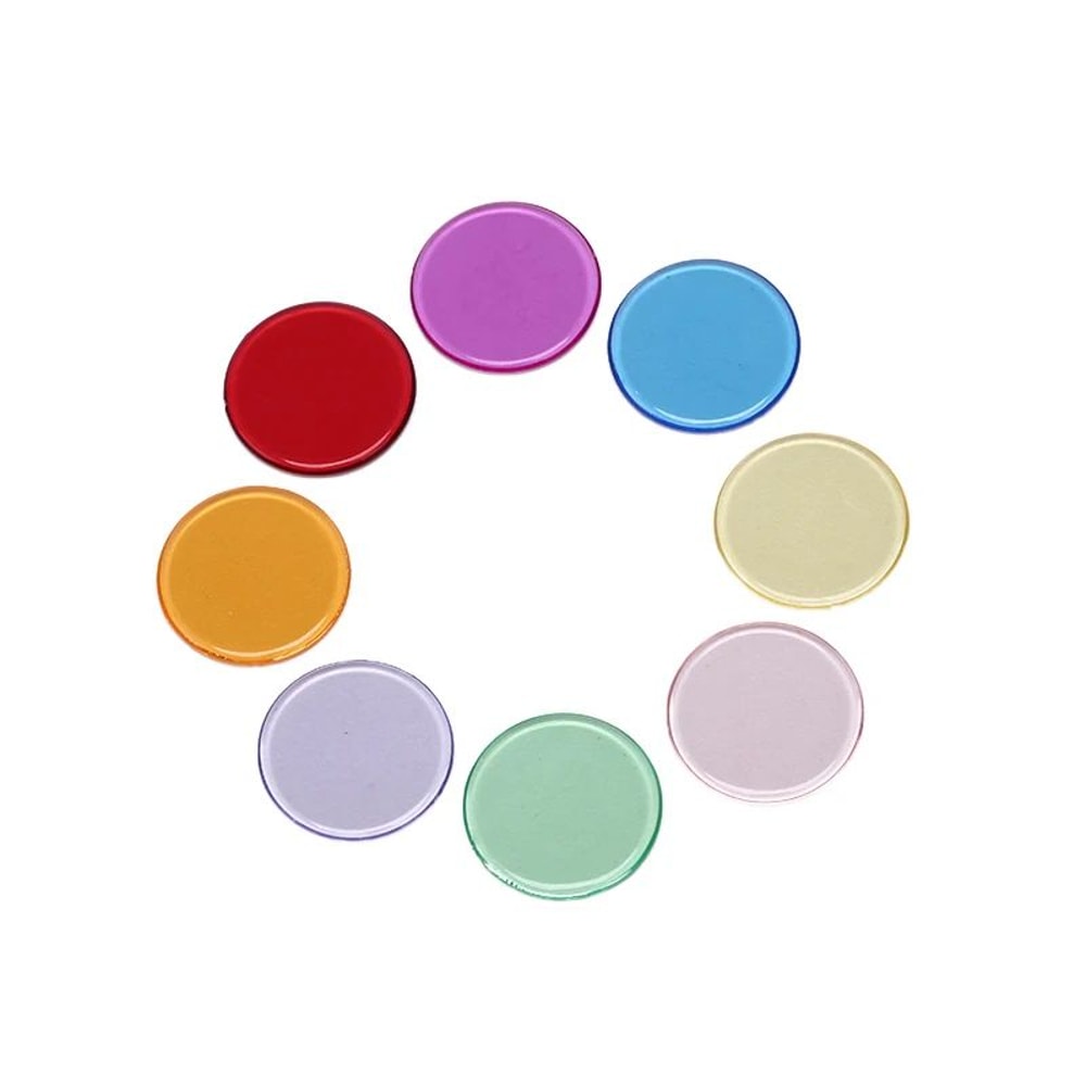 100Piece Poker Chips Set 19mm Bingo Game Counting Chips For Cards Math And Board Games 1