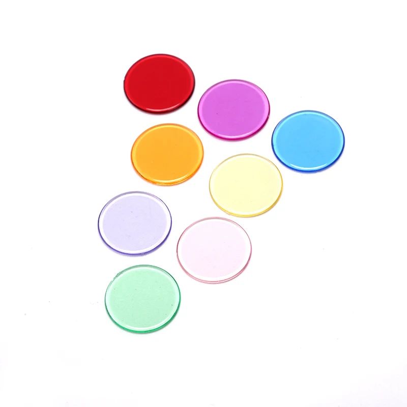 100Piece Poker Chips Set 19mm Bingo Game Counting Chips For Cards Math And Board Games 3