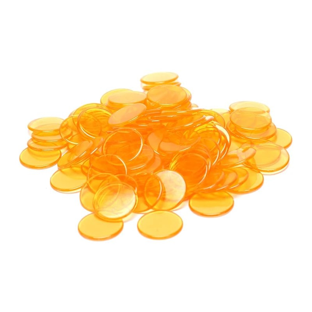 100Piece Poker Chips Set 19mm Bingo Game Counting Chips For Cards Math And Board Games 11