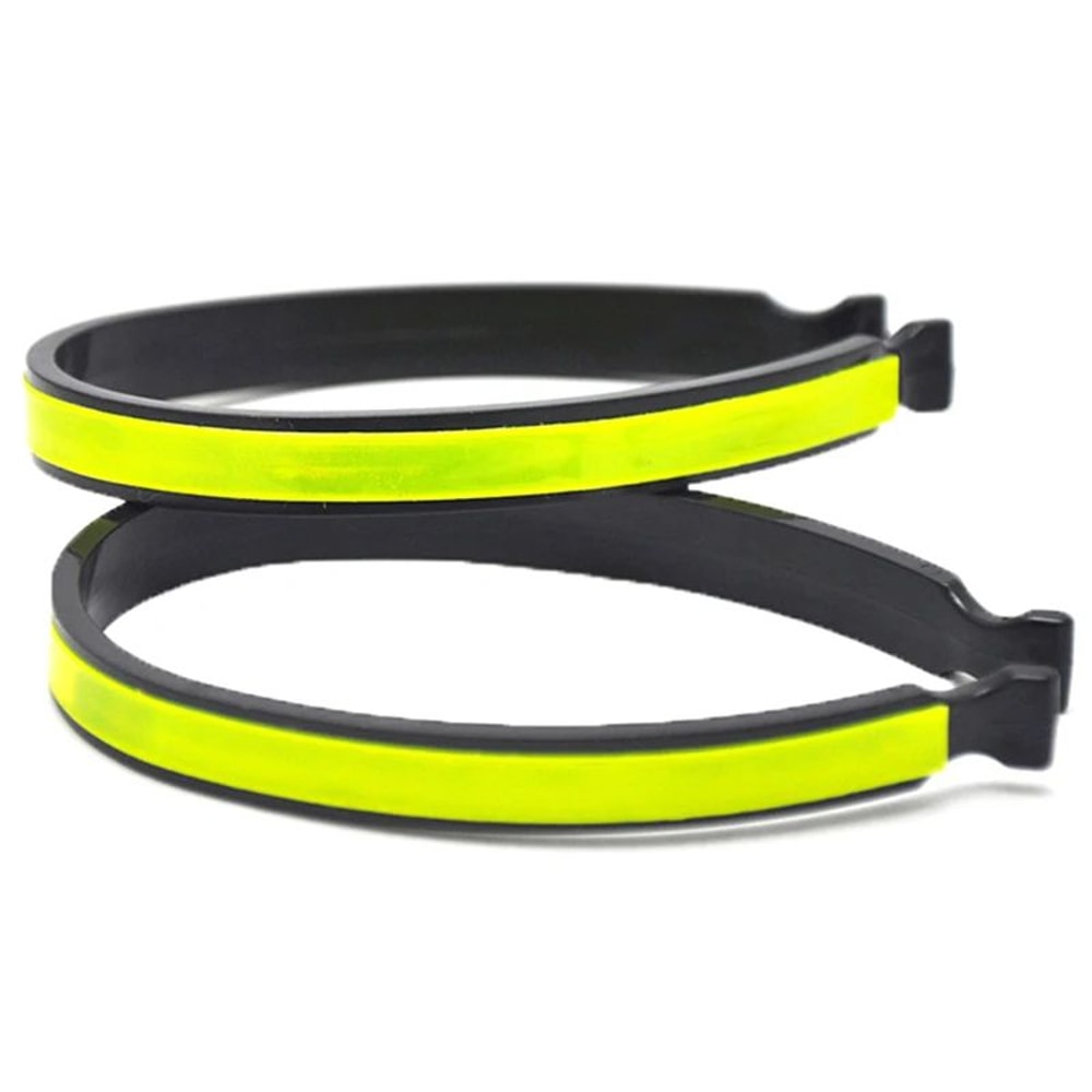 HighVisibility Reflective Cycling Trouser Clips Secure Safe Bike Pants Straps 2Pack 2