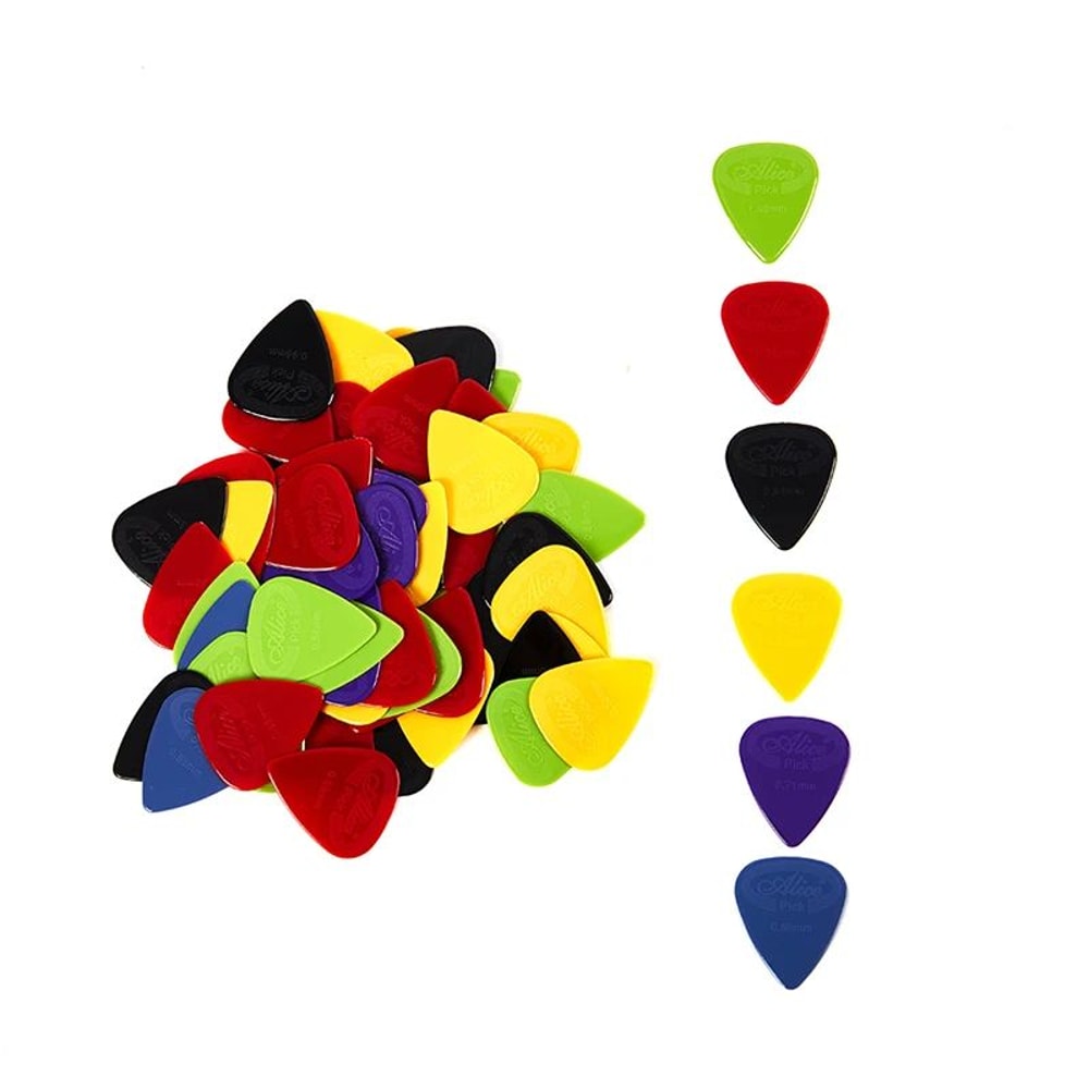 Alice NonSlip Nylon Guitar Picks 10Piece GripEnhanced Pick Set For Smooth Controlled Playing 1