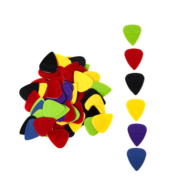 Alice NonSlip Nylon Guitar Picks 10Piece GripEnhanced Pick Set For Smooth Controlled Playing 1
