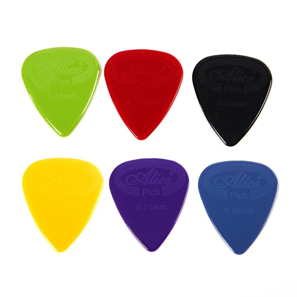 Alice NonSlip Nylon Guitar Picks 10Piece GripEnhanced Pick Set For Smooth Controlled Playing 2