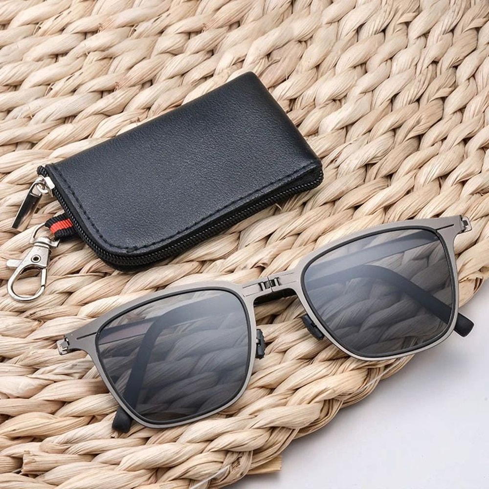 Portable UltraLightweight Folding Polarized Sunglasses For Fishing Everyday Wear 2