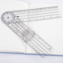 360° medical goniometer angle ruler for spine, joint & posture measurement