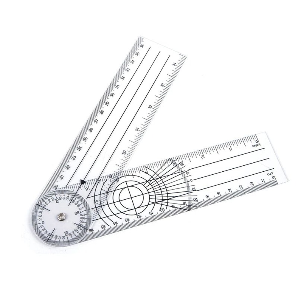 360 Medical Goniometer Angle Ruler For Spine Joint Posture Measurement 1