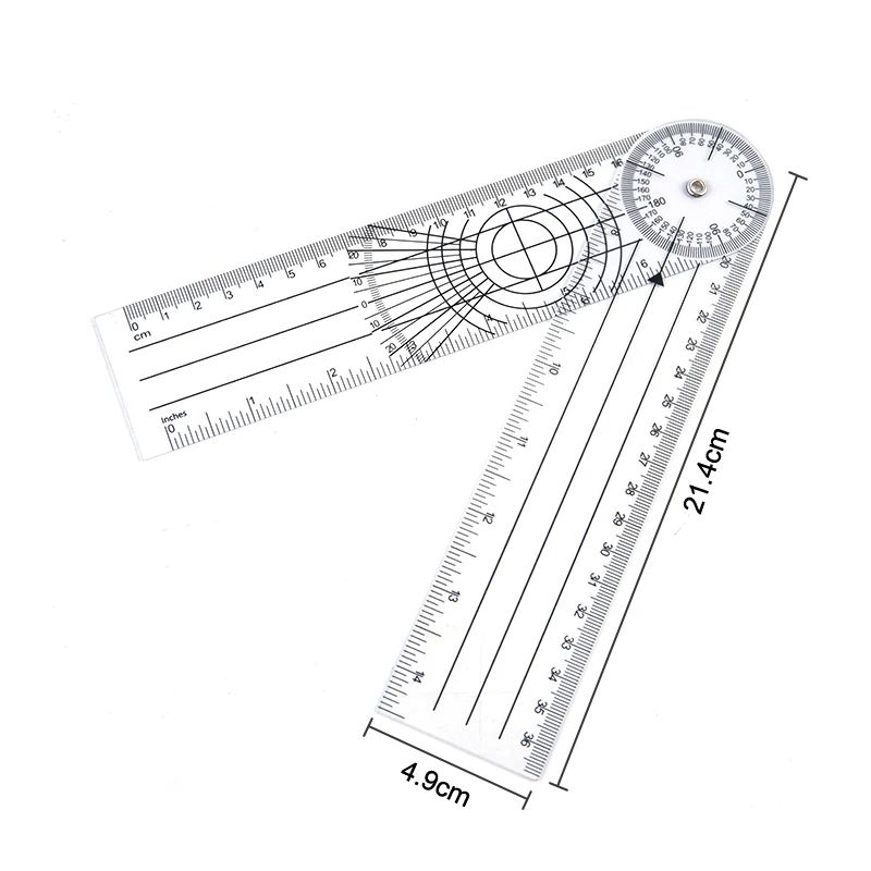 360 Medical Goniometer Angle Ruler For Spine Joint Posture Measurement 3