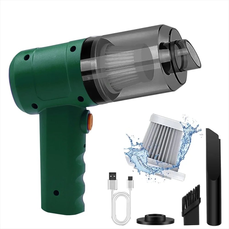15000PA Cordless Compressed Air Dust Collector Portable Mini Vacuum 9