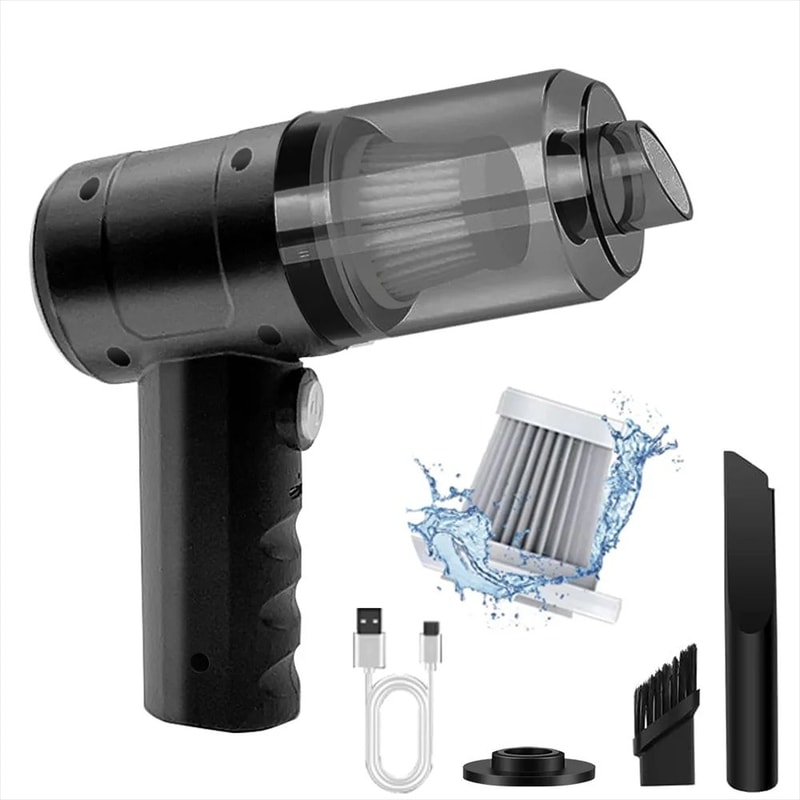 Cordless HighPower Mini Vacuum Air Duster 15000Pa Portable Car Home Cleaner 11