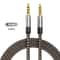 NNBILI Nylon Braided 35mm AUX Audio Cable For Car Phone Speakers 9