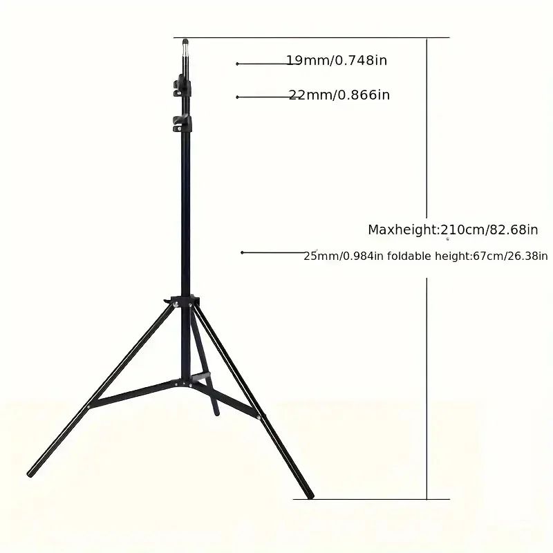 Portable Aluminum Photography Light Stand With 14 Mount 7