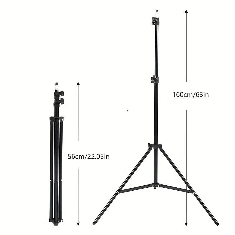 Portable Aluminum Photography Light Stand With 14 Mount 6