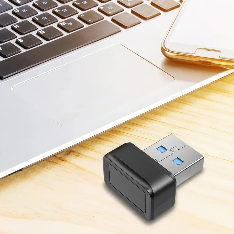 USB Fingerprint Scanner For Windows Hello Secure Login Key 2